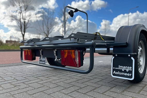 Fietsaanhangwagen voor driewieler + 1 fiets