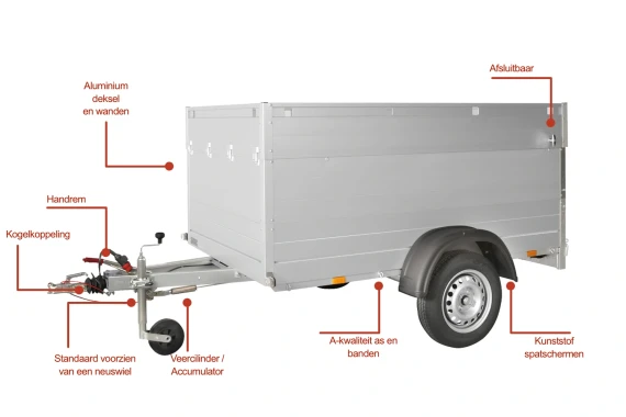 Anssems GTB 1200 251x126x83 VT1 / 1200kg