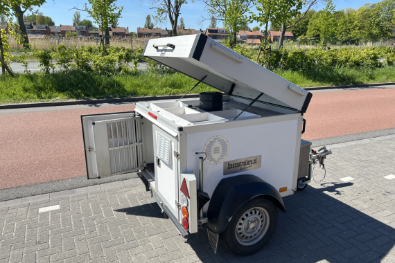 WT Metall hondenaanhanger / 750kg