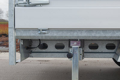 Henra plateauwagen 1as onger. 301x155x30cm 750kg