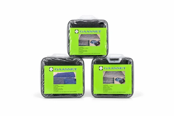Fijnmazig aanhangwagennet PVC gecoat / 400 x 200