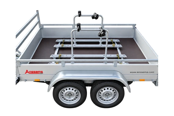 Bakwagen met demontabel fietsenframe