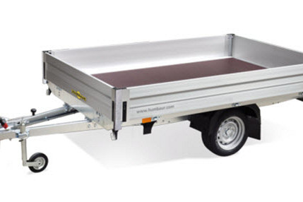 Humbaur HN Alu 1as verlaagde plateauwagen 265x165x30cm/1300/1500kg