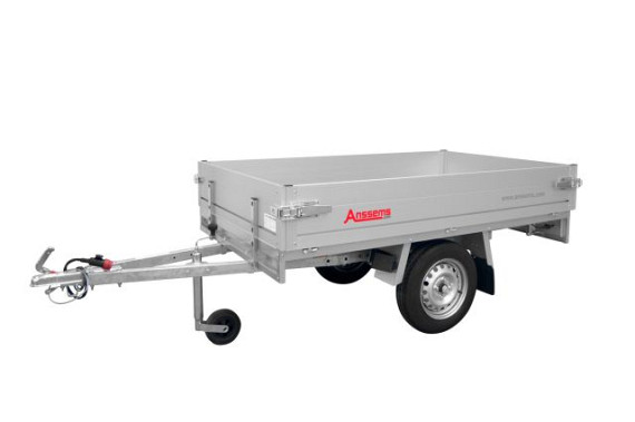 Anssems plateauwagen PLT750 1-as ongeremd 231x132cm/750kg