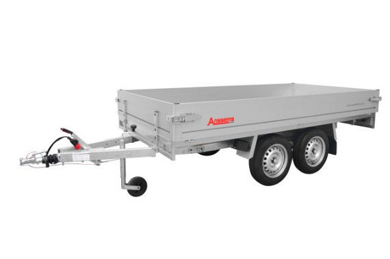 Anssems plateauwagen PLTT1350 2-as geremd 251x150cm/1350kg