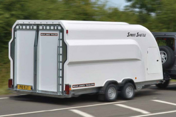 Brian James Sprint Shuttle 2-as laadvloer 4.3 m klep/kantelbaar
