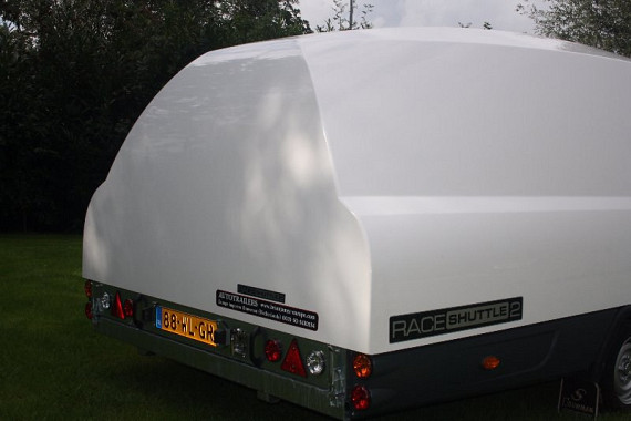 Brian James Race Shuttle 2 2-as laadvloer 4.3 m vast/kantelbaar