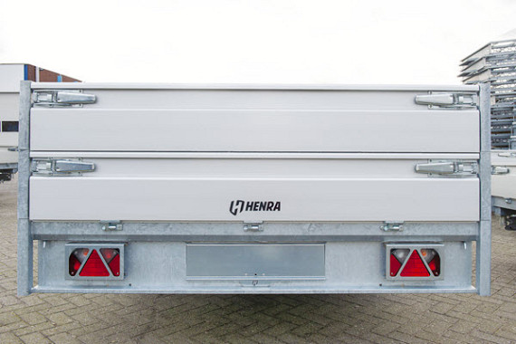 Henra plateauwagen 2as geremd 401x202x30cm 3500kg