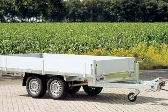 Anssems plateauwagen PSX2500 2-as geremd 405x178cm/2500kg