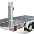 Humbaur Type HS Bouwmachine transporter div.afmetingen