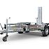 Humbaur Type HS Bouwmachine transporter div.afmetingen