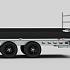 Henra plateauwagen Craft Series 1-as ongeremd  255x150cm 750kg