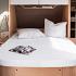 Walra hoeslaken queensbed wit