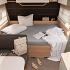 Walra hoeslaken hefbed dwarsbed grijs