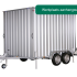 Werkplaats aanhangwagen van Aluminium / 2000kg