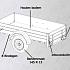 Anssems Bagagewagen GT500-181HT 1as onger. 181x101x48cm/500kg 