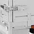 Anssems plateauwagen PSX2500 2-as geremd 305x153cm/2500kg