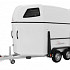 Anssems PTH2000 Privaro 2prds zwart metallic 331x166x200cm 2000kg