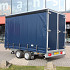 Plateauwagen met schuifhuifzeil