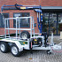 Bakwagen met laadkraan