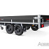 Anssems plateauwagen PSX2500 2-as rem Go-Getter 325x178cm/2500kg