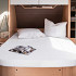 Walra hoeslaken queensbed wit