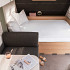 Walra hoeslaken hefbed dwarsbed wit