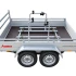 Bakwagen met demontabel fietsenframe