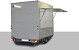 Economy verkoopwagen DT 300 / L300 x B220 / 1300kg