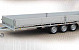 Hulco plateauwagen MEDAX-33503 3-as Go-Getter 611x203cm/3500kg