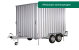 Werkplaats aanhangwagen van Aluminium / 2000kg