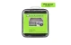 Fijnmazig aanhangwagennet PVC gecoat / 450 x 250