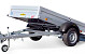 Humbaur HA achterw kipper 1-as ongeremd 251x131x35cm 750kg