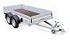 Humbaur HA Alu 2as geremd 303x150x35cm 2000/2500kg