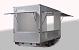 Economy verkoopwagen DT4-20 2as geremd 420x220x230cm 2500kg