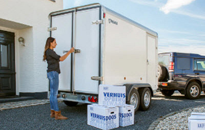 Henra GB202613 2as gesl. bakwagen 265x138x160cm 2000kg