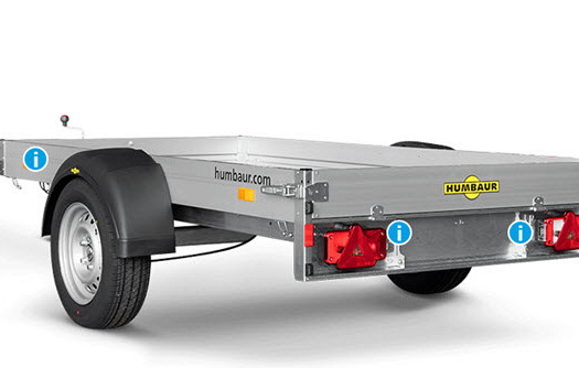 Humbaur HA multi Alu 1as ongeremd 251x131x15cm 750kg