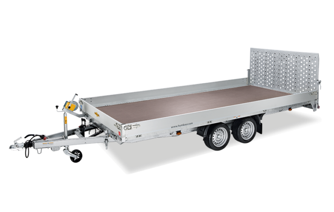 Humbaur MTK Kiepbare plateauwagen div.afmetingen