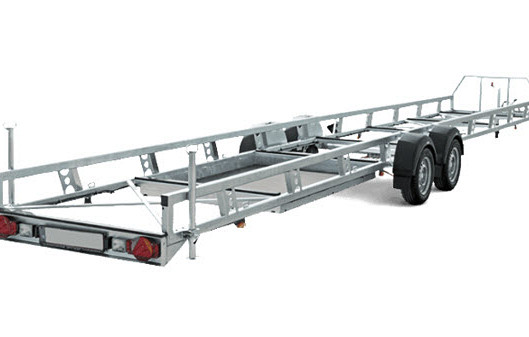 Buizenaanhangwagen op maat gemaakt