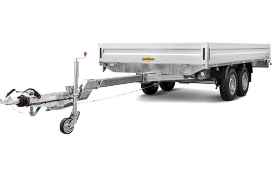 Humbaur HTL Lang materiaal aanhanger div.afmetingen