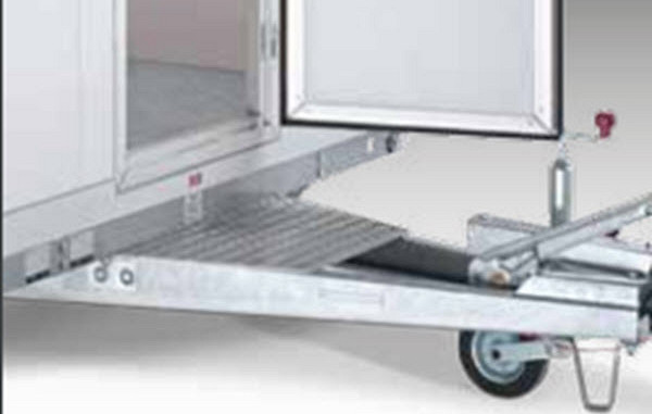 Humbaur Type HVK Verkoopwagen leeg 2-as 369x213x228cm 2000/2500kg