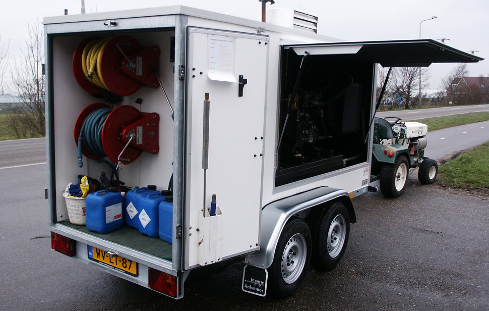 Gesloten aanhanger/werkplaats
