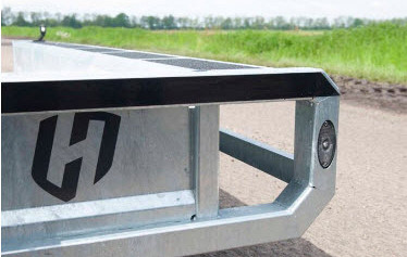 Henra Machinetransporter 450x150x27cm / 2700kg