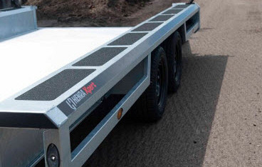Henra Machinetransporter 450x150x27cm / 3000kg