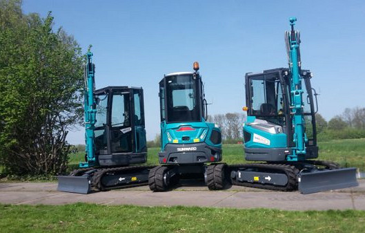 BMS-Sunward SWE25UF 2,5 Tons Minigraver Binnendraaier