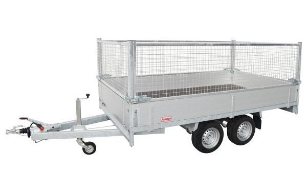 Anssems plateauwagen PSX750 1-as ongeremd 251x153cm/750kg