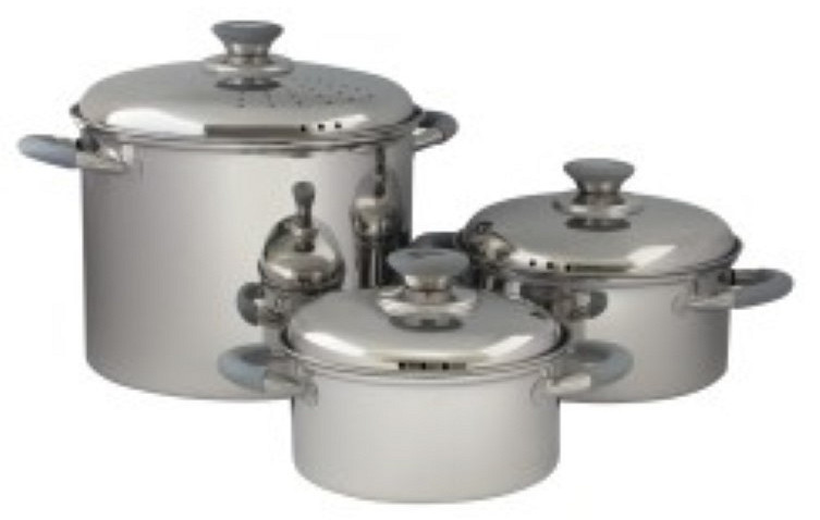 Pannenset RVS Roma 3-delig (ETKW5211)