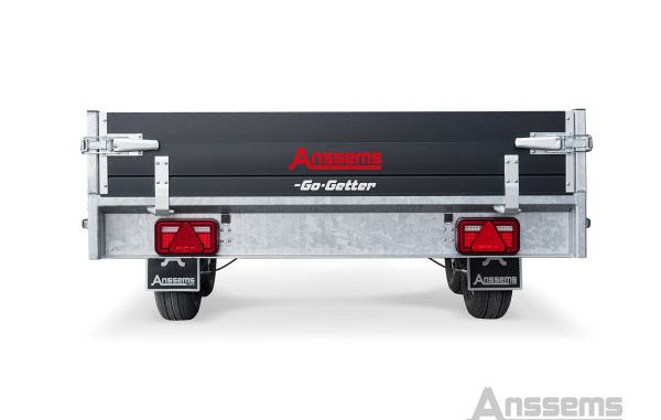 Anssems plateauwagen PSX3000 2-as rem Go-Getter 405x178cm/3000kg