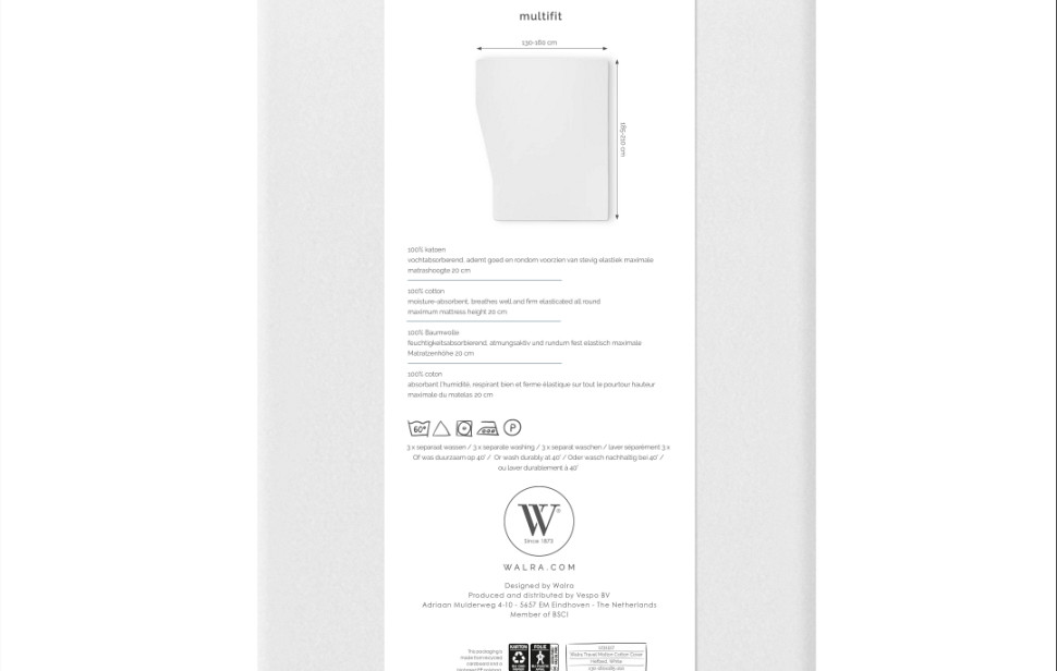 Walra Molton hefbed dwarsbed