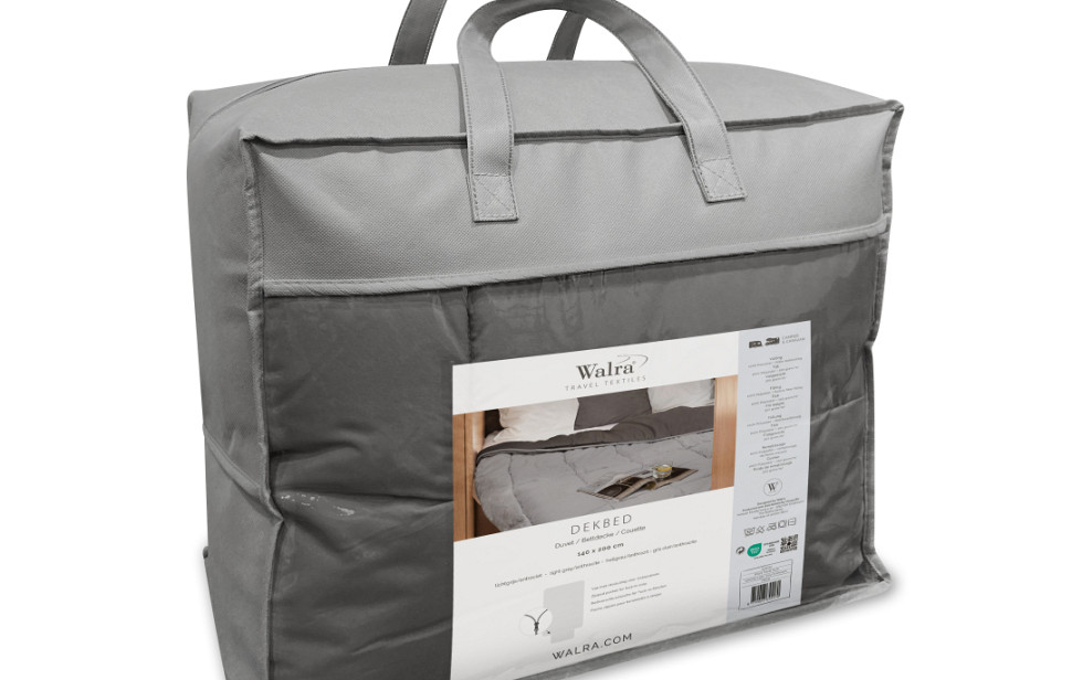Walra Travel Dekbed grijs (140x200)
